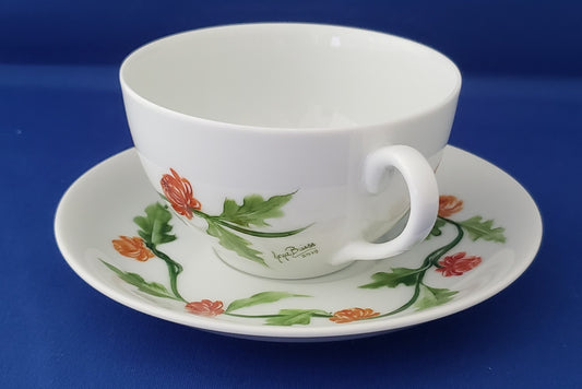 Cup and saucer Chrysanthemum flower