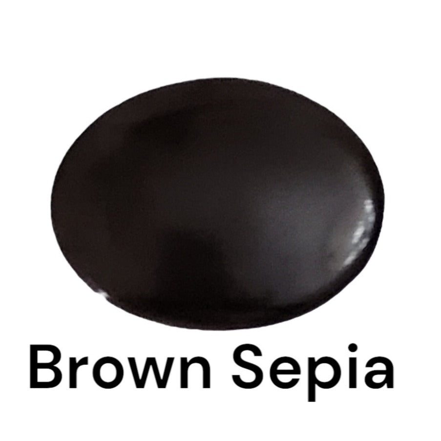 Brown Sepia Dry Porcelain Paint