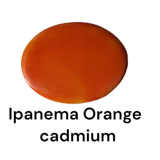 Ipanema Orange Cadmium Dry Porcelain Paint