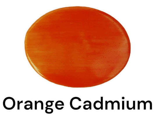 Orange Cadmium Dry Porcelain Paint